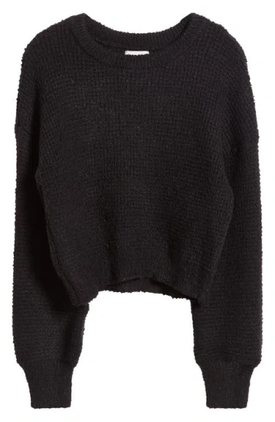 Pacsun Waffle Stitch Sweater In Anthracite