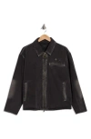 Pacsun Washed Denim Jacket In Black