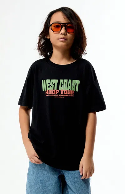 Pacsun West Coast Hoop Tour T-shirt In Black