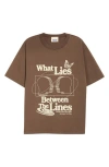 Pacsun What Lies Cotton Graphic T-shirt In Brown