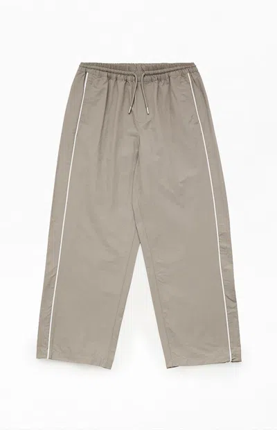 Pacsun Wide Leg Track Pants In Ash Gray