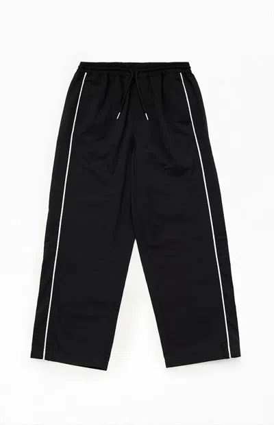 Pacsun Wide Leg Track Pants In Black