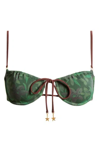 Pacsun Willow Tie Front Bikini Top