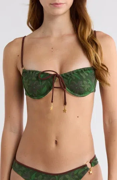 PACSUN PACSUN WILLOW TIE FRONT BIKINI TOP