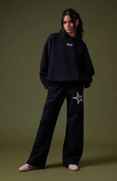 Pacsun Women's 333 Charm Baggy Sweatpants In Black
