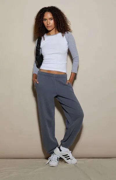 Pacsun Women's Blue Ultra Soft Fleece Sweatpants In Multi