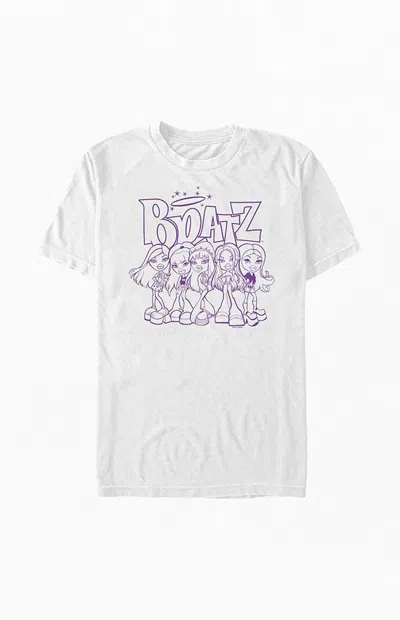 Pacsun Women's Bratz Passion For Fashion T-shirt In White
