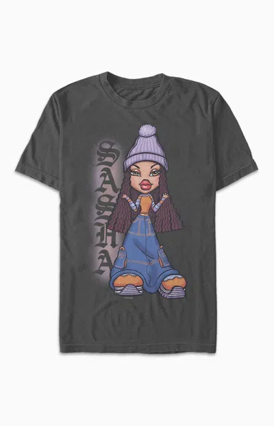 Pacsun Women's Bratz Sasha T-shirt In Charcoal In Gray