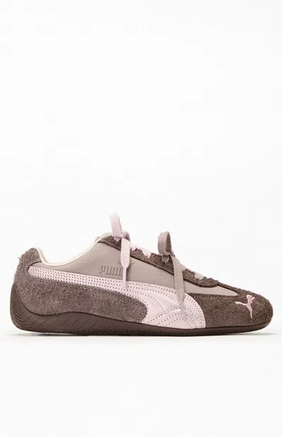 Pacsun Women's Brown Speedcat Brushed Luxe Sneakers In Multi