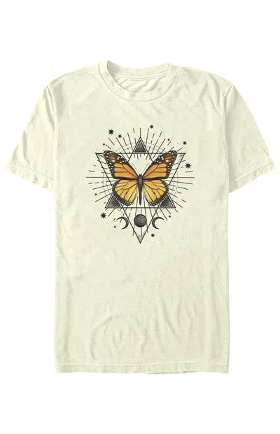 Pacsun Women's Butterfly Celestial T-shirt In Natural In Neutral