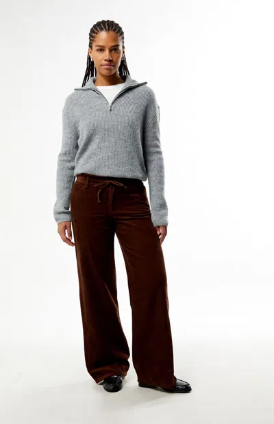 Pacsun Women's Corduroy Baggy Pants In Brown