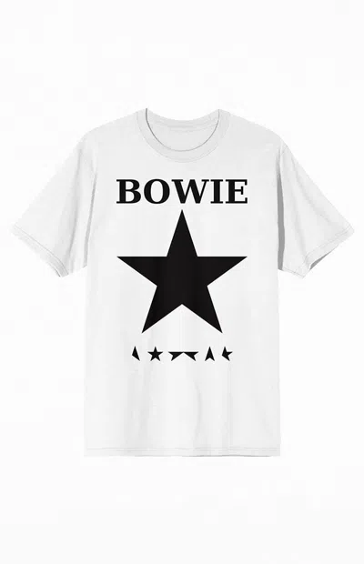 Pacsun Women's David Bowie Blackstar T-shirt In White