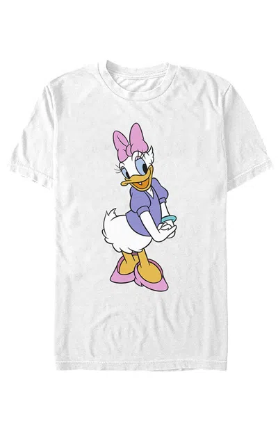 Pacsun Women's Disney Traditional Daisy T-shirt In White