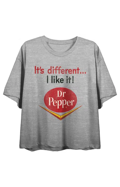 Pacsun Women's Dr Pepper I Like It Vintage Cropped T-shirt In Black