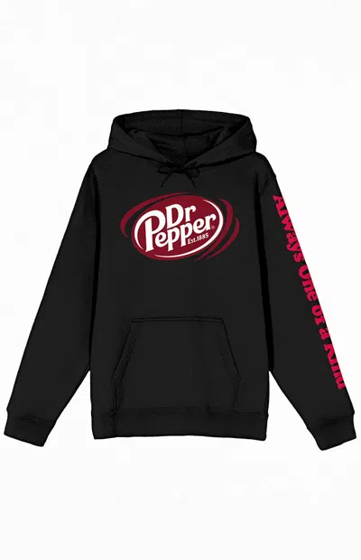 Pacsun Women's Dr. Pepper Logo Hoodie In Black
