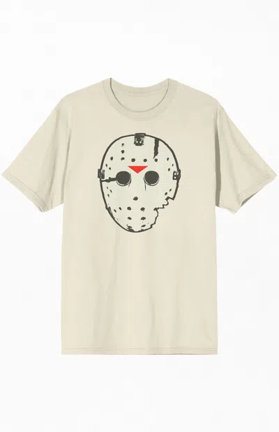 Pacsun Women's Friday The 13th Jason Mask T-shirt In Nude In Gold