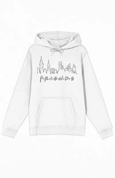 Pacsun Women's Friends Hoodie In White