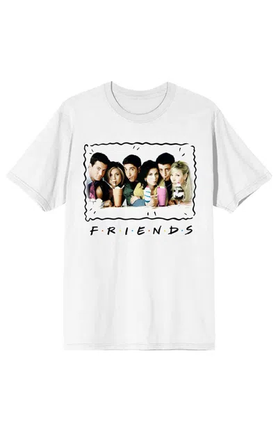 Pacsun Women's Friends Main Cast T-shirt In White