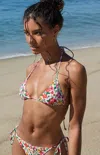 Pacsun Triangle Bikini Top In Multi