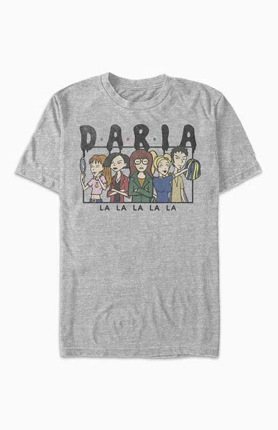 Pacsun Women's La La La La Daria T-shirt In Gray