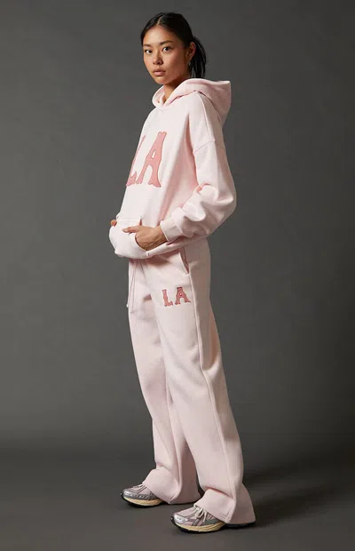Pacsun Women's La Patch Baggy Sweatpants In Pink