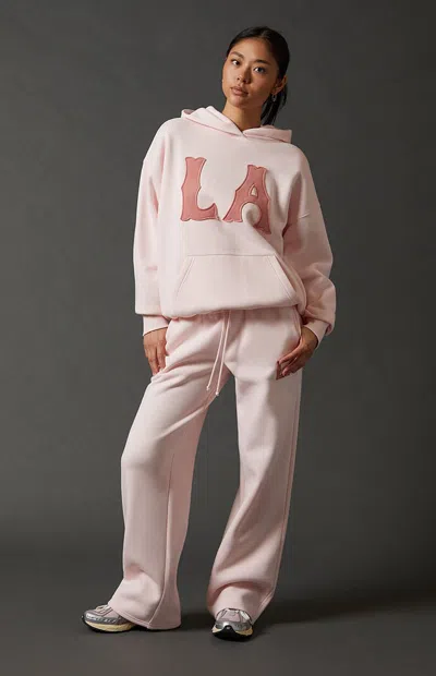 Pacsun Women's La Patch Hoodie In Pink