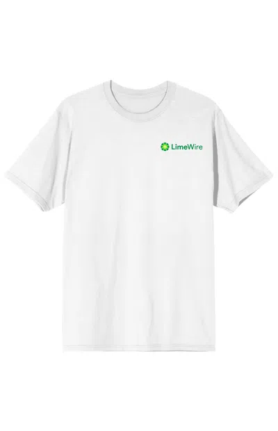 Pacsun Women's Limewire Lime Slice Logo Art T-shirt In White