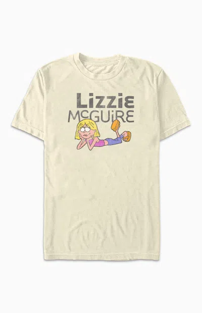 Pacsun Women's Lizzie Mcguire Toon Logo T-shirt In Natural In Multi