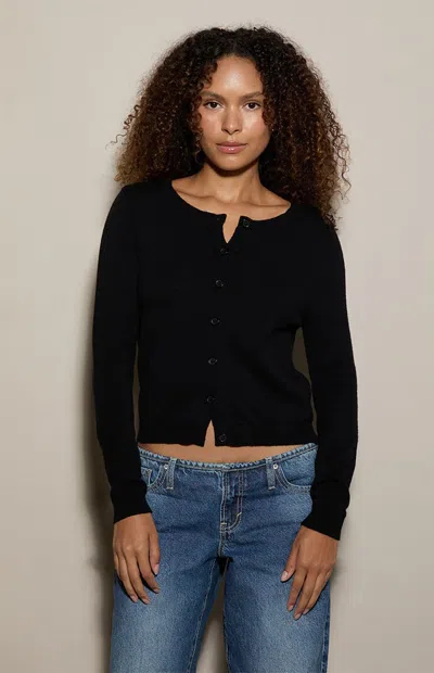 Pacsun Women's Marley Button Down Cardigan In Black