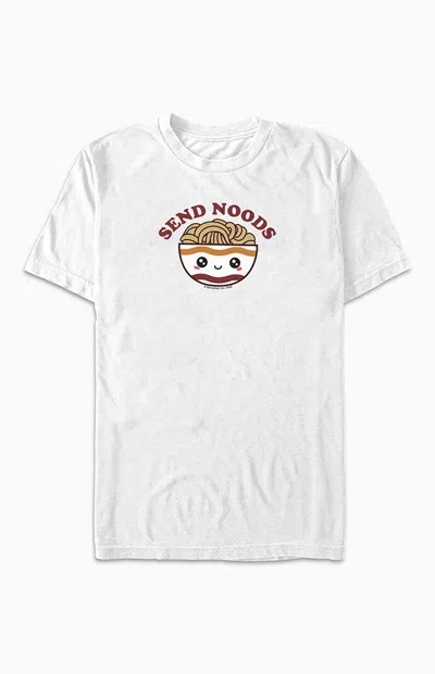 Pacsun Women's Maruchan Send Noods Bowl T-shirt In White