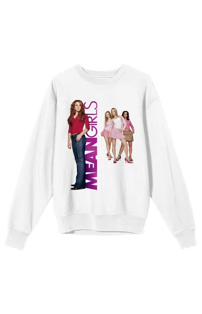 Pacsun Women's Mean Girls Crew Neck Sweatshirt In White