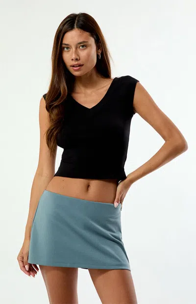 Pacsun Women's Natalina Mini Skort In Blue