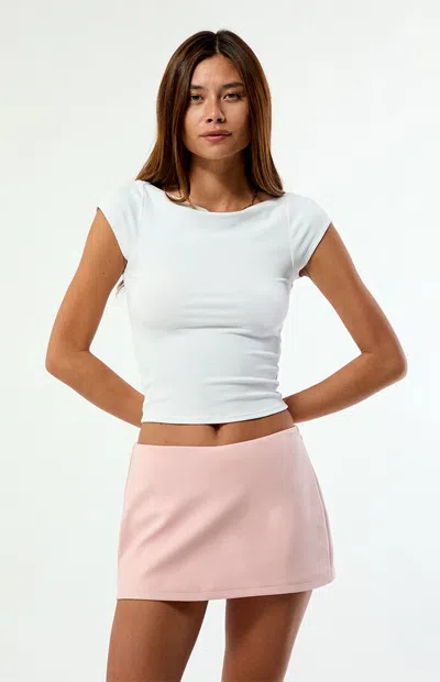 Pacsun Women's Natalina Mini Skort In Pink
