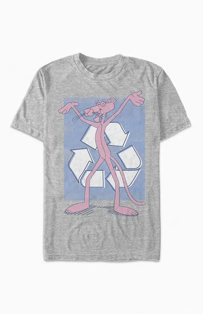 Pacsun Women's Pink Panther Recycle T-shirt In Heather Grey In Gray