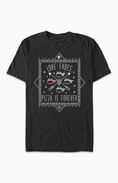 Pacsun Women's Pizza Is Forever T-shirt In Black