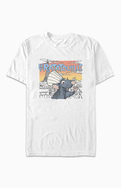 Pacsun Women's Ratatouille Chef's Kiss T-shirt In White