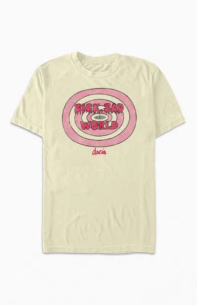 Pacsun Women's Sick Daria T-shirt In Natural In Neutral
