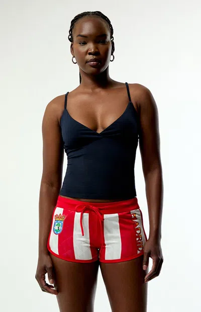 Pacsun Women's Soccer Madrid Shorts In Red