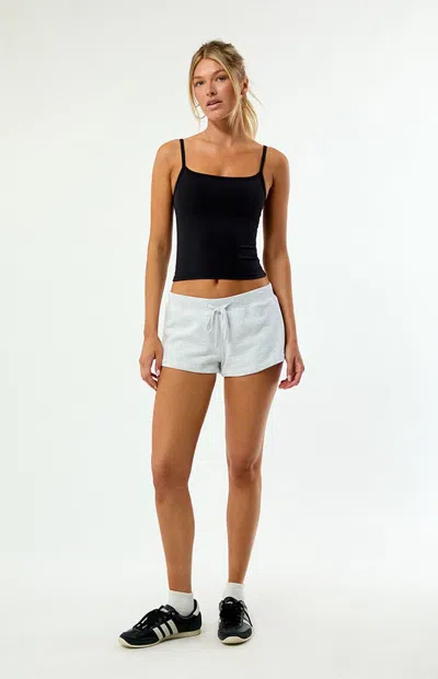 Pacsun Women's Soft Terry Mini Sweat Shorts In Gray