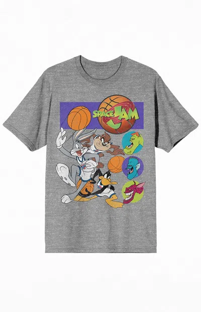 Pacsun Women's Space Jam 1996 Looney Tunes T-shirt In Gray In Multi