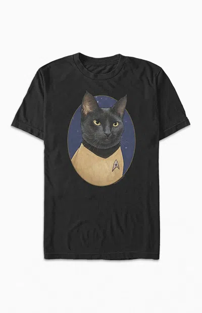 Pacsun Women's Star Trek Sulu Cat T-shirt In Black