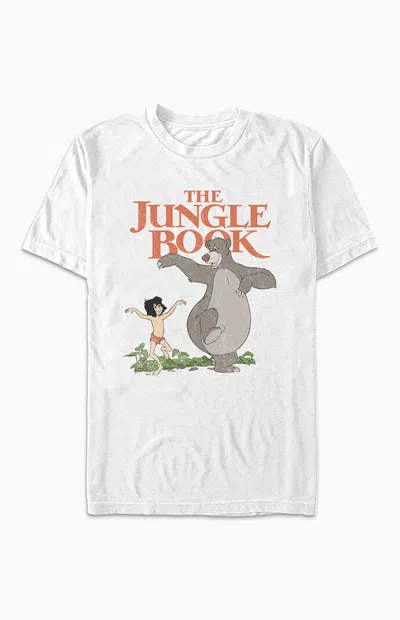 Pacsun Women's The Jungle Book Cover T-shirt In White