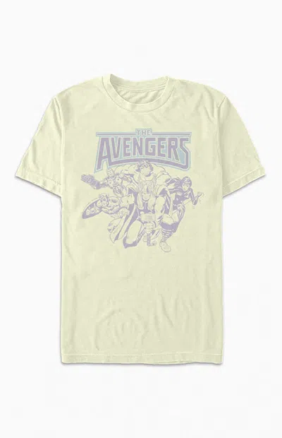 Pacsun Women's The Mighty Avengers T-shirt In Natural In Brown