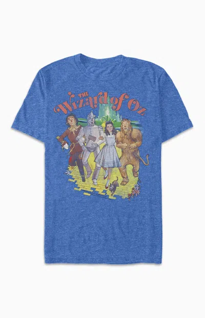 Pacsun Women's The Wizard Of oz Poster T-shirt In Blue