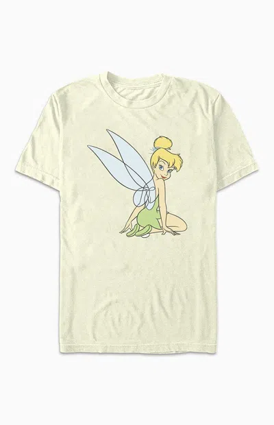Pacsun Women's Tink Wings T-shirt In Natural In Yellow