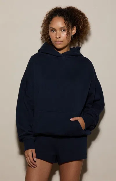 Pacsun Women's Ultra Soft Fleece Hoodie In Navy In Blue
