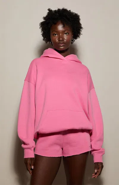 Pacsun Women's Ultra Soft Fleece Hoodie In Paradise Pink