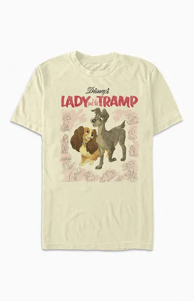 Pacsun Women's Vintage Lady And The Tramp T-shirt In Natural In Neutral