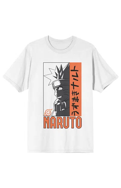 Pacsun Women's White Naruto Classic Character T-shirt