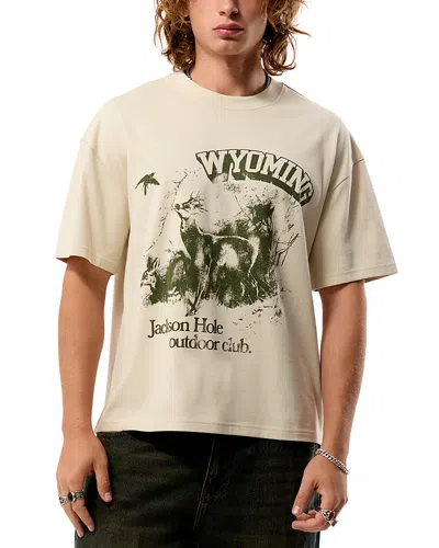 Pacsun Wyoming Cotton Crewneck Graphic T-shirt In Multi